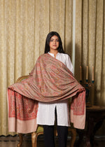 100% Finewool Sozni Embroidery Shawl