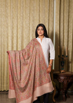 100% Finewool Sozni Embroidery Shawl