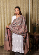 Pure Finewool Mehraab Kashmiri Sozni Embroidery Shawl
