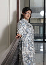 Paisley Robe Woolen Long Jacket