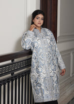 Paisley Robe Woolen Long Jacket