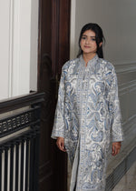 Paisley Robe Woolen Long Jacket