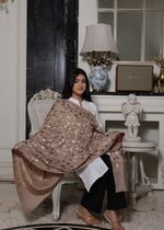 Pure Fine Wool Polka Dots Embroidery Stole