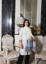 100% Pure Wool Weaved Nalki Embroidery Stole