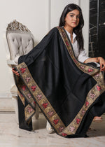 100% Pure Wool Kashmiri Paisley And Chinar Nalki Embroidery Stole
