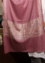 Finewool Kashmiri Nalki embroidered Stole