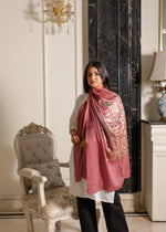 Pure Fine Wool Blush Reverie Corner Stole
