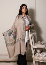 Pure Fine Wool Flame Corner Nalki Embroidery Stole