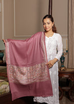 Finewool Kashmiri Nalki embroidered Stole