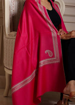 100%Pure Wool Elegant Nalki Embroidery Stole
