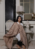 Pure Fine Wool Polka Dots Embroidery Stole